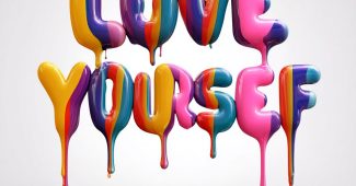 ChatGPT提示词_熔化的3D字母爱自己_chatgpt官网中文电脑版缩略图