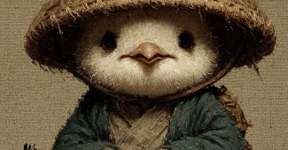 ChatGPT提示词_可爱的小企鹅穿着僧衣坐在那儿_chatgpt会员缩略图