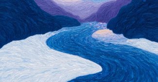 AI提示词_这是一个充满幻想色彩的夜空沙滩油画，展示了星星与宁静海洋的美丽结合_chatgpt5.0缩略图