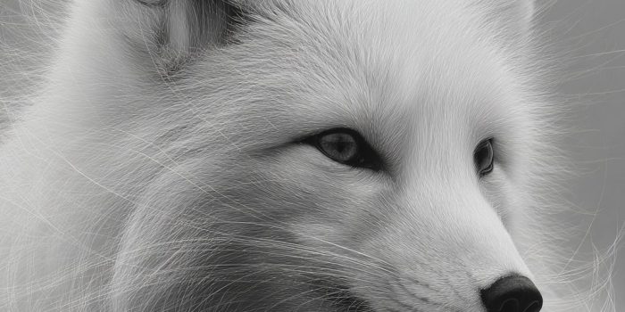 ChatGPT提示词_黑白色的北极狐涡轮图_chatgpt5.1缩略图