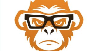 AI提示词_一个愤怒的酷猴子的极简矢量logo_chatgpt中文版gpt4缩略图