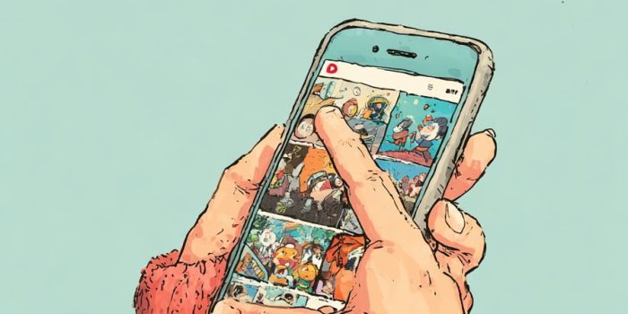 ChatGPT提示词_第一人称视角，一只手拿着手机，另一只手在手机上滚动，手机播放着短视频_chatgpt.com登录缩略图