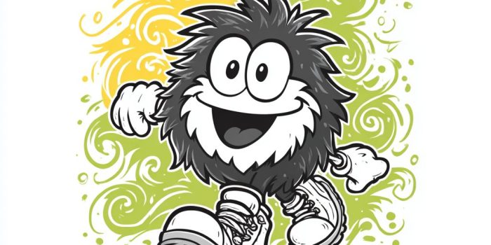 ChatGPT提示词_疯狂快乐的登山靴怪兽图案_chatgpt中文网缩略图