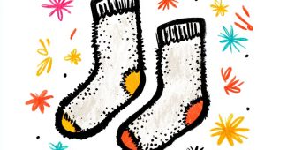 AI提示词_厚外轮廓的模糊袜子涂鸦_chatgpt5.0官网中文版缩略图