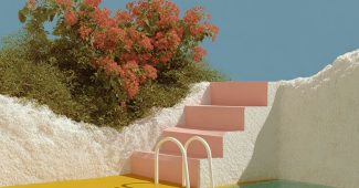 ChatGPT提示词_复古风格的泳池插图展示了充满活力的夏日气息_chatgpt会员怎么开通缩略图