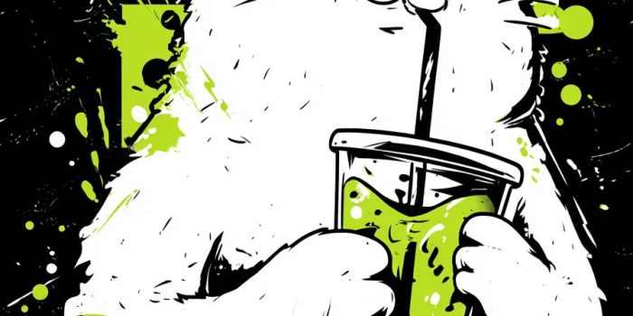 ChatGPT提示词_设计一个大胆而充满活力的矢量图标，表现一只肥嘟嘟的猫喝可乐_国内如何开通gpt会员缩略图