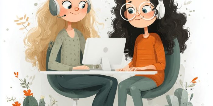 ChatGPT提示词_儿童支持服务插图扁平设计_苹果手机购买gpt会员怎么取消缩略图