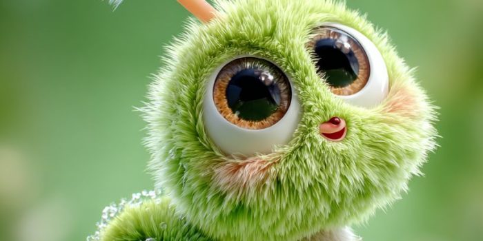 ChatGPT提示词_图片中心是一只非常可爱的蜗牛，具有大大的眼睛和快乐的微笑_苹果手机购买gpt会员有什么用缩略图