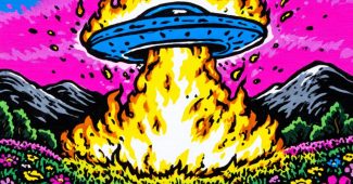 ChatGPT提示词_飞碟在花田中燃烧_gpt会员怎么开通缩略图