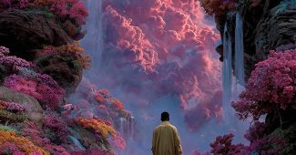 ChatGPT提示词_梦境中漂浮的花岛和瀑布的奇幻场景_gpt会员价格缩略图