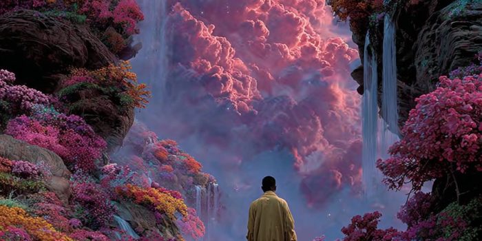 ChatGPT提示词_梦境中漂浮的花岛和瀑布的奇幻场景_gpt会员价格缩略图