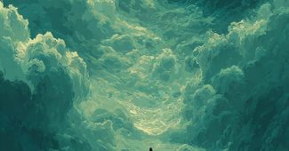 ChatGPT提示词_一只小船在狂风巨浪中航行，船内有一个勇敢面对自然威力的人_chatgpt5和4的对比图缩略图