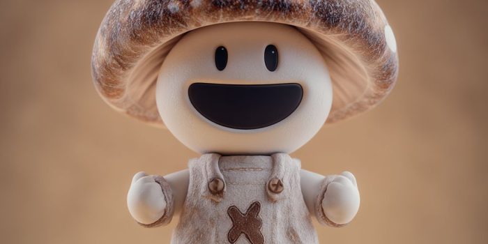 ChatGPT提示词_蘑菇拟人化雕像宣传图，高清，具有弹感_chatgpt中国官网缩略图