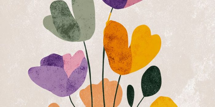 ChatGPT提示词_马蒂斯风格的插图，简单的形状与线条描绘花朵_chatgpt中文版官网版缩略图