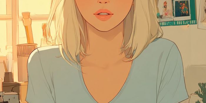 ChatGPT提示词_设计一款展示复古动漫女孩在墙上贴波拉罗伊德照片的T恤_chatgpt在线网页版官网缩略图