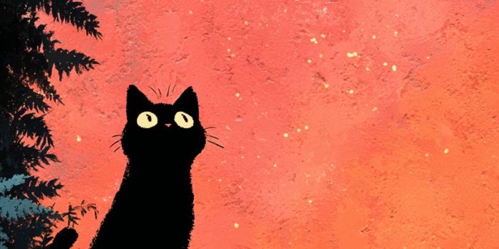 ChatGPT提示词_以黑猫为主题的背景设计，灵感来自吉卜力电影，营造魔幻温暖的气氛_人工智能chatgpt5缩略图