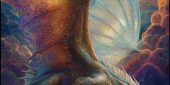 ChatGPT提示词_一位幻想中的龙骑士在暴风雨的天空中翱翔，龙鳞闪烁着闪电，下面是崎岖的山脉_如何购买gpt会员便宜点缩略图