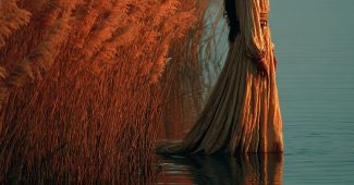 ChatGPT提示词_米莉暗中守护着尼罗河岸边的竹 reeds，注视着漂流的篮子_gpt会员购买缩略图