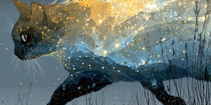 ChatGPT提示词_星星编织的猫在夜空中奔跑_chatgpt官网网址缩略图