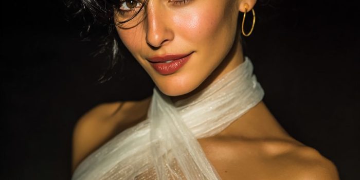 ChatGPT提示词_一位23岁的意大利美女穿着一件优雅的白色Valentino礼服_国内如何开通gpt会员缩略图