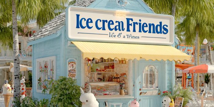 ChatGPT提示词_海滩上的小蓝色冰淇淋店_如何购买gpt会员便宜点缩略图