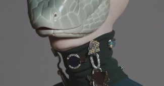 AI提示词_一个令人不安的角色，具有蛇的特征和复杂的面部结构_chatgpt入口缩略图