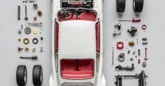 AI提示词_白色背景上的保时捷迷你车DIY组装零件_chatgpt中文版gpt4缩略图