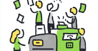 AI提示词_人们围绕大型复印机打印文件的混乱而魔幻的场景_chatgpt会员有什么用缩略图