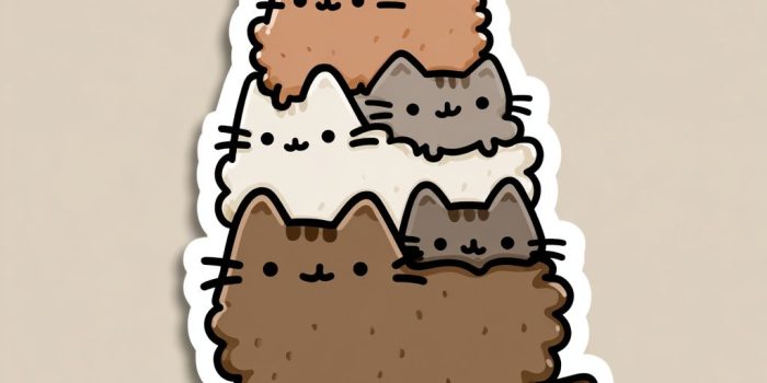 ChatGPT提示词_可爱的棕色皮胡欣简单线条艺术贴纸设计_chatgpt官网版缩略图