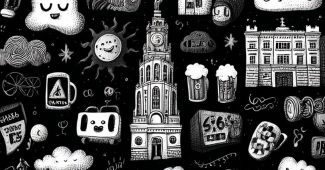 AI提示词_手绘明斯克市与啤酒文化相关的涂鸦插图_chatgpt国内能用吗缩略图