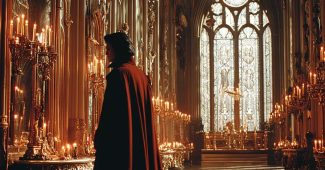 ChatGPT提示词_哥特式吸血鬼领主在破败的城堡中_chatgpt5.2收费缩略图