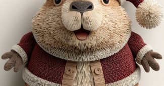 AI提示词_可爱的圣诞老人风格的平面水豚纸帽子设计_gpt会员银行卡被拒绝缩略图