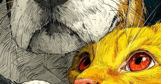 ChatGPT提示词_一群可爱的多色狗狗叠在一起，眼睛大而闪亮_chatgpt5缩略图