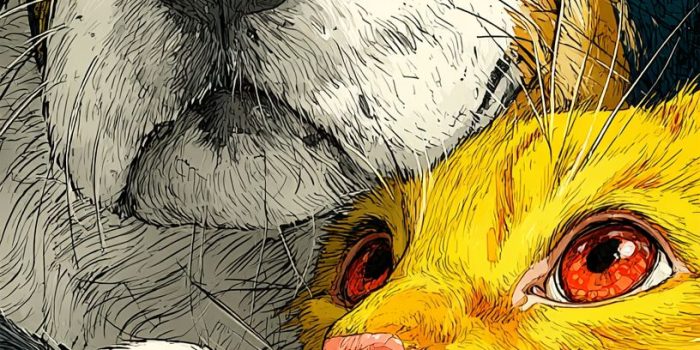 ChatGPT提示词_一群可爱的多色狗狗叠在一起，眼睛大而闪亮_chatgpt5缩略图