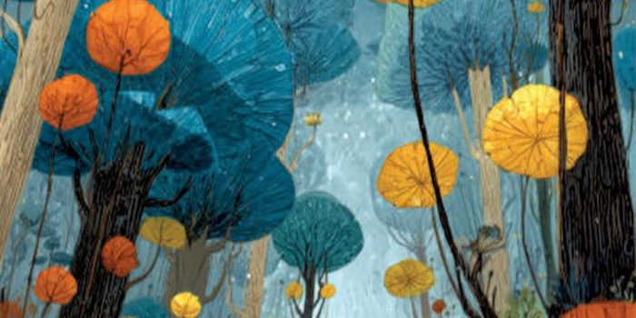 ChatGPT提示词_一片超现实的森林，树木由玻璃制成，发出柔和光芒_chat gpt会员缩略图