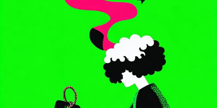 ChatGPT提示词_一位年轻女性正好奇地凝视着散发紫绿光芒的金属工具箱_chat gpt会员怎么购买缩略图