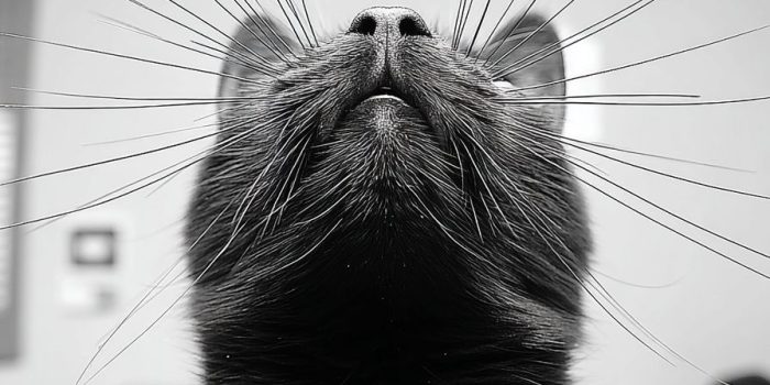 ChatGPT提示词_一只黑色猫咪剪影在白色背景上_开gpt会员缩略图