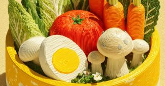 AI提示词_五种食物放在黄色碗中_chatgpt网页版在线缩略图