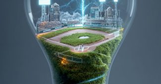 AI提示词_一个旧式棒球场的灯泡内注入电流，发出绿色积极的光芒_chatgpt5.2版本怎么样缩略图