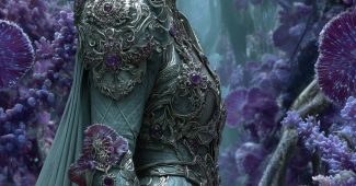 ChatGPT提示词_一位雄伟的精灵女王站在迷人的森林中_chatgpt会员版缩略图