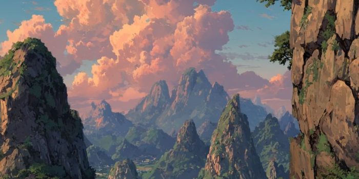 ChatGPT提示词_一个中国男孩在开着旅行车，车窗外的中国女孩欣赏两峡谷之间的铁链桥_chatgpt在线试用缩略图