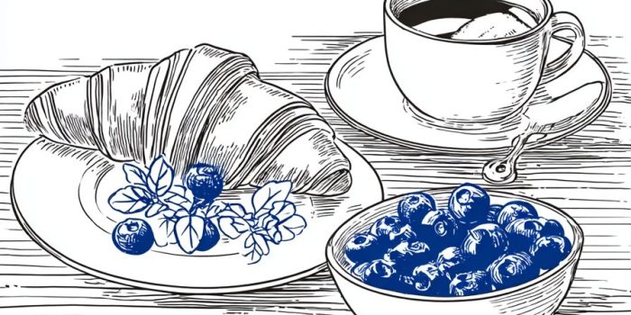 AI提示词_蓝莓早餐包含可颂、咖啡和一碗浆果_gpt会员多少钱一年缩略图