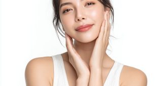 Ai提示词_亚洲女性模特展示护肤产品_gpt会员缩略图