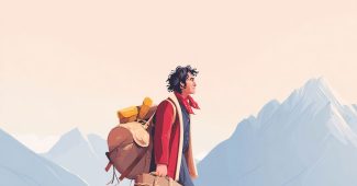 ai提示词_一名20岁的男猎人在落基山脉的步道上行走_chatgpt5多少钱缩略图