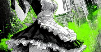 AI提示词_一个穿着经典蕾丝女仆制服的动漫女孩，戴着圆框眼镜，手持突击步枪，展现出强势气场_chatgpt中文官网缩略图