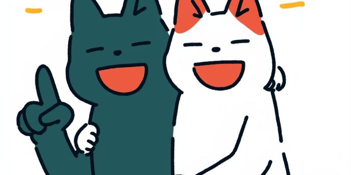 AI提示词_一只猫和一只狗微笑着比出和平手势_chatgpt中文版官网缩略图