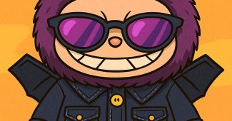 Ai提示词_Labubu卡通风格手机壁纸缩略图