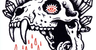 AI提示词_一幅熊头骨的图画，周围长着大水晶，水晶替代了牙齿，且从眼睛中长出_chatgpt5.0最新消息缩略图