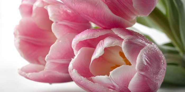 ai提示词_三朵粉色郁金香漂浮在白色背景上_chatgpt5.1即时聊天缩略图