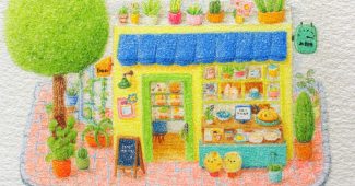 Ai提示词_插图展示了一家温馨诱人的街边面包店_chatgpt会员有什么用缩略图